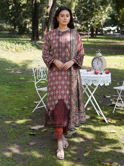 SILSILA 3-Piece Unstitched Digital Printed Lawn Suit