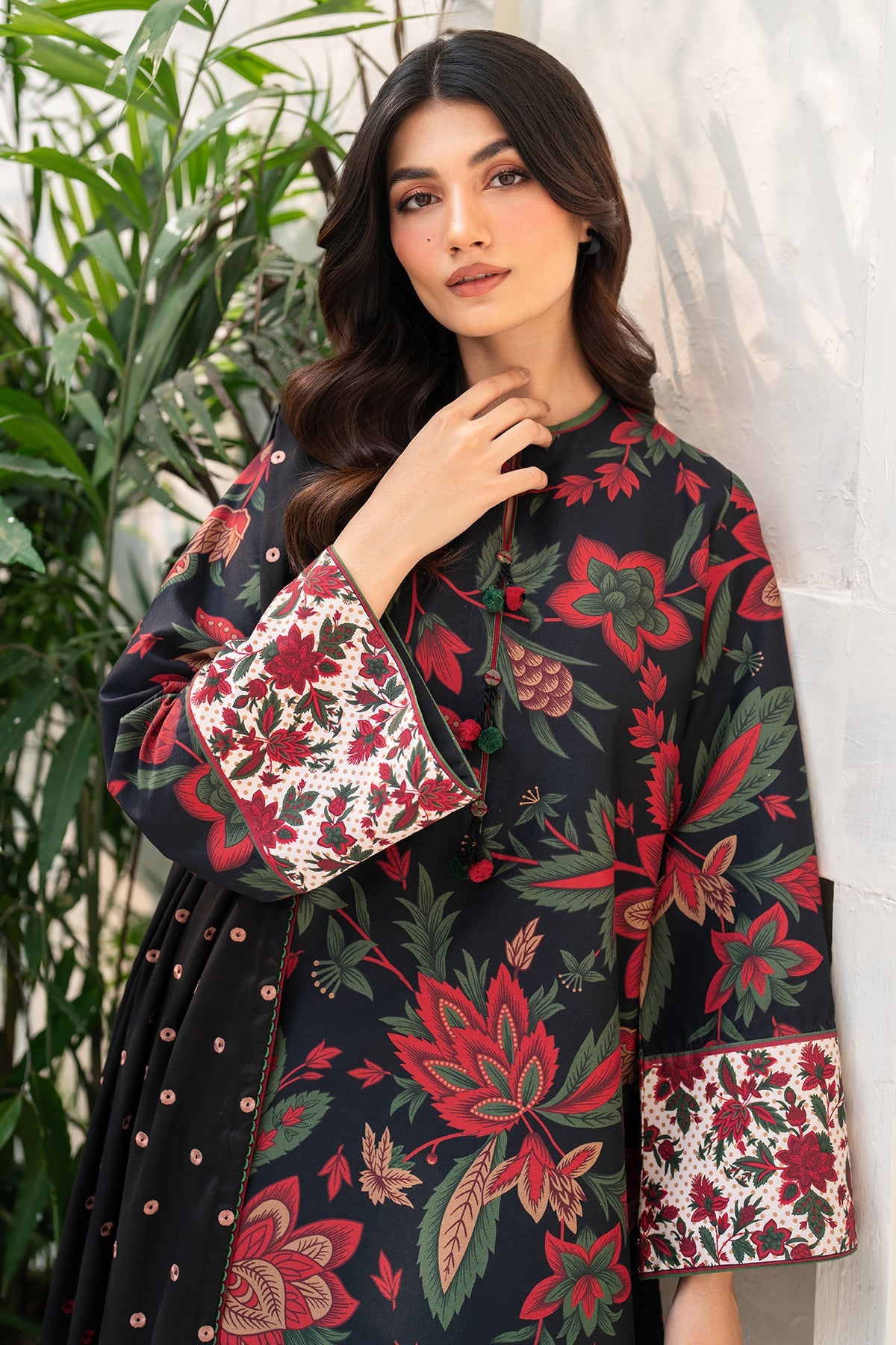 JAZMIN  || DIGITAL PRINTED PREMIUM VISCOSE 3 Pieces (Pret )