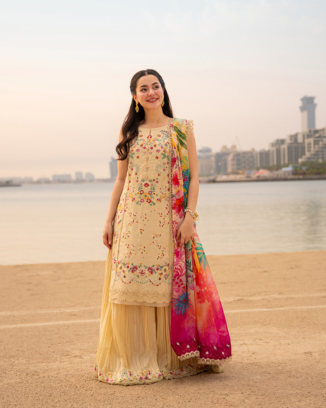 Aya Embroidered Lawn