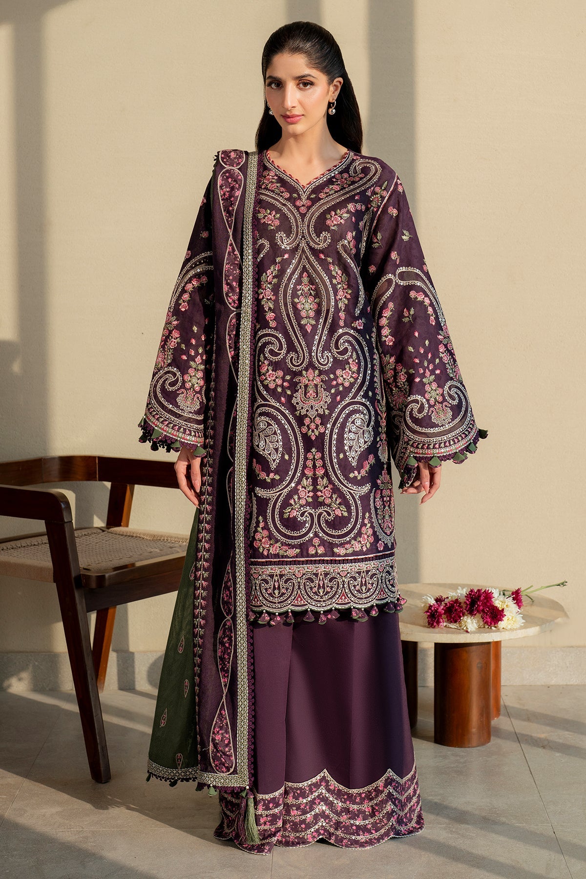 Shahkaar Embroidered  Luxury Lawn