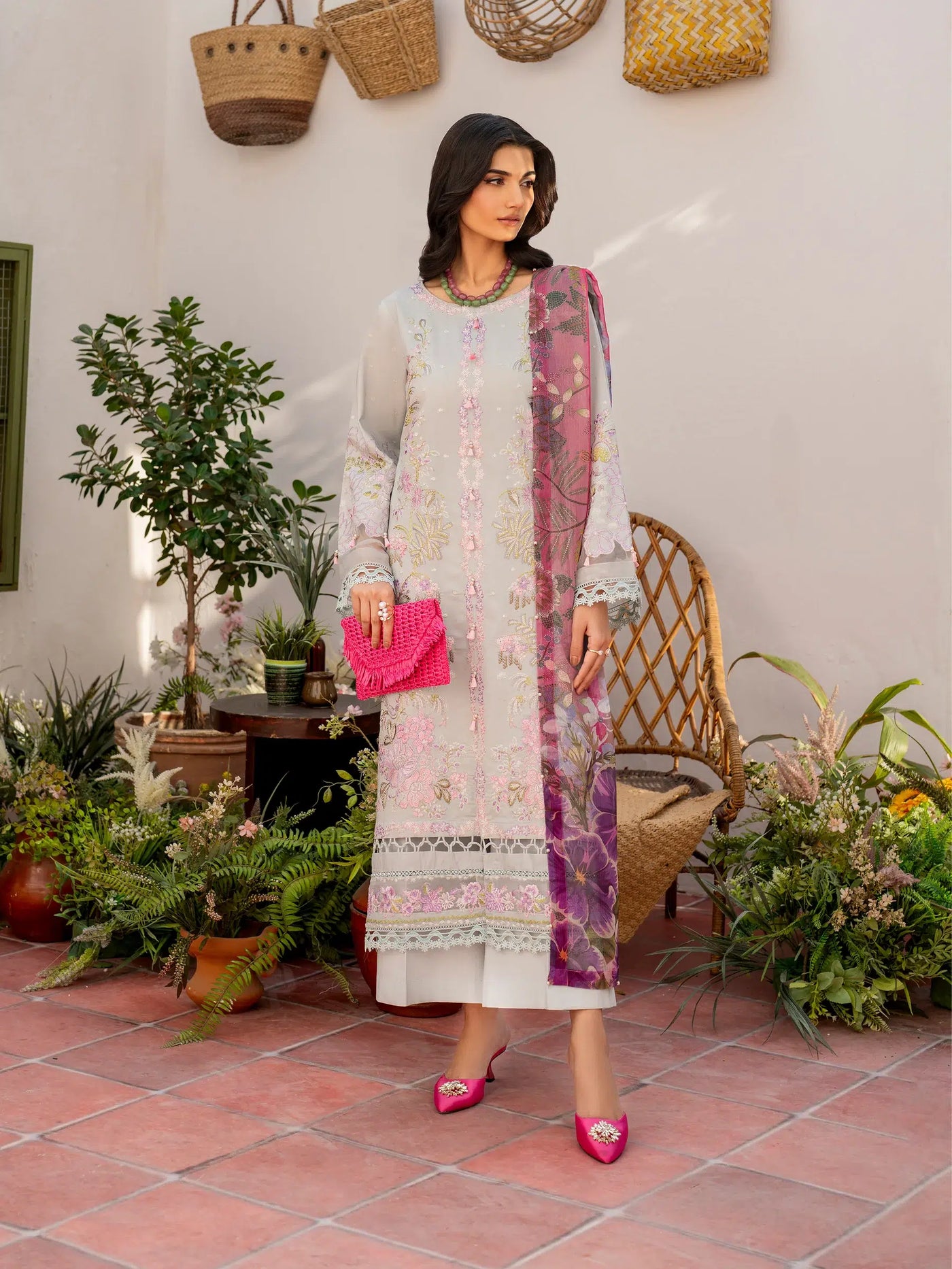 Husn-E-Arah Unstitched Lawn