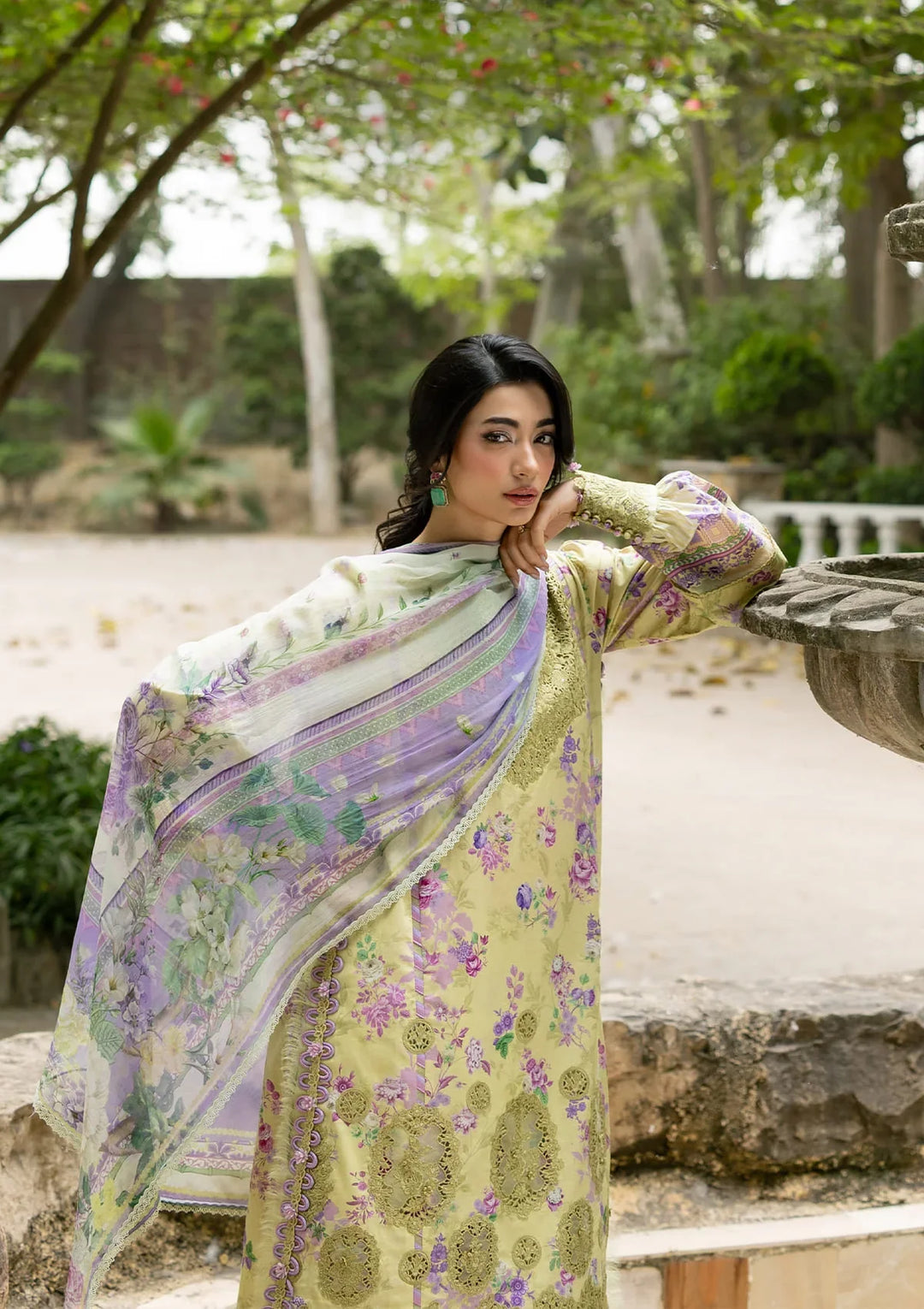 Signature Embroidered Lawn with Chiffon Collection Vol II &