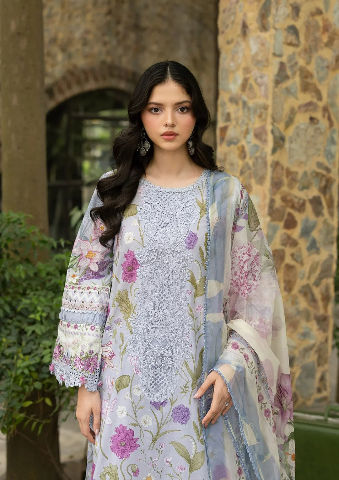 Signature Embroidered Lawn with Chiffon Collection Vol II &