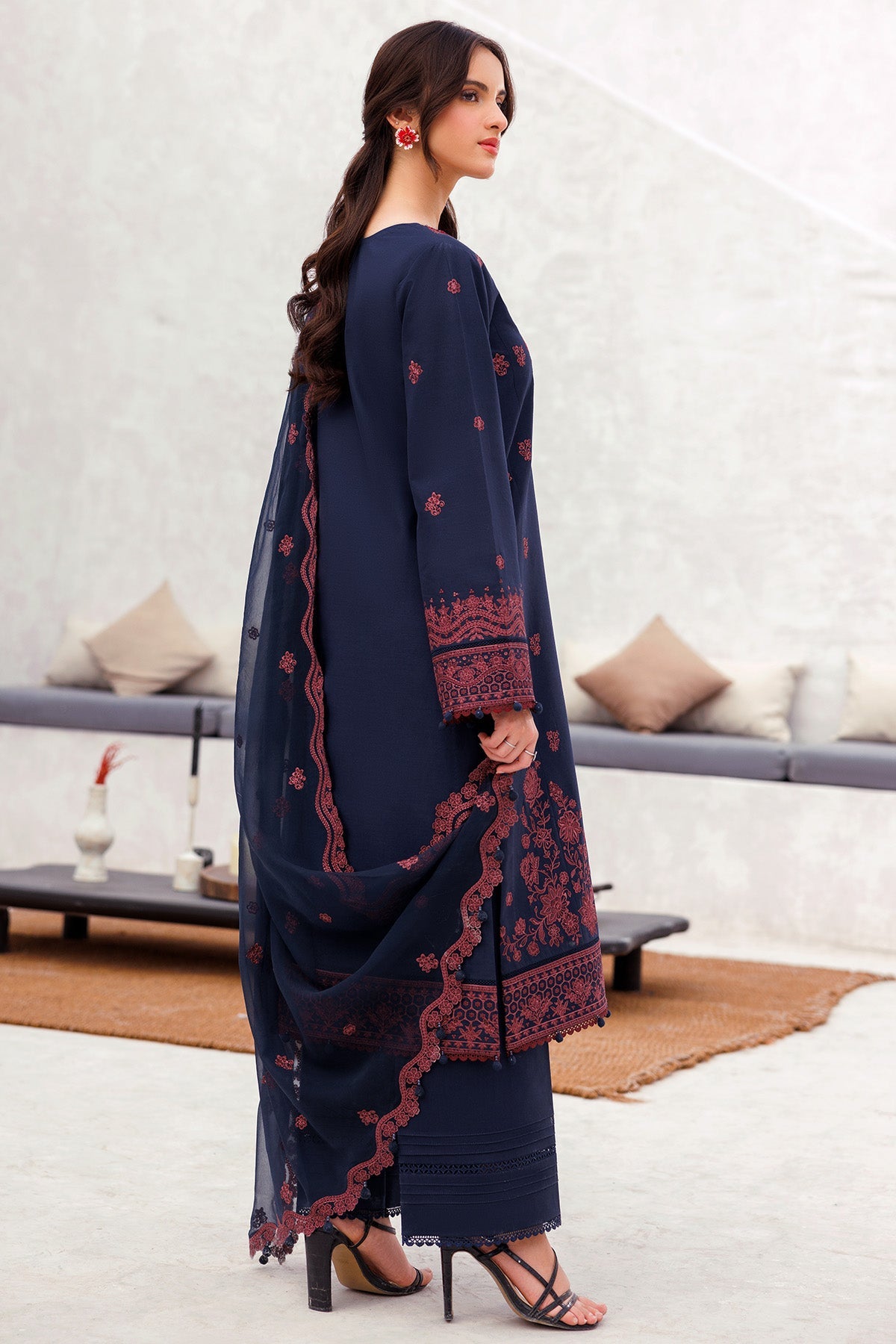 BAHAR EMBROIDERED LAWN
