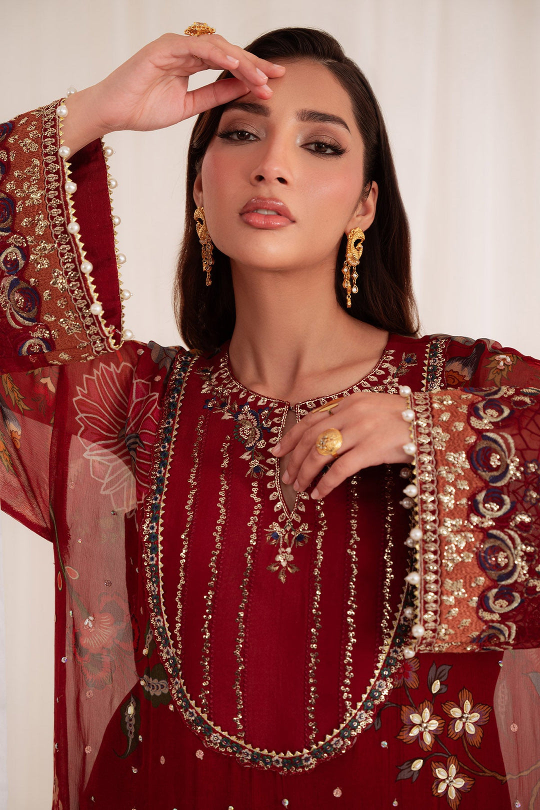 Omara Chiffon Unstitched