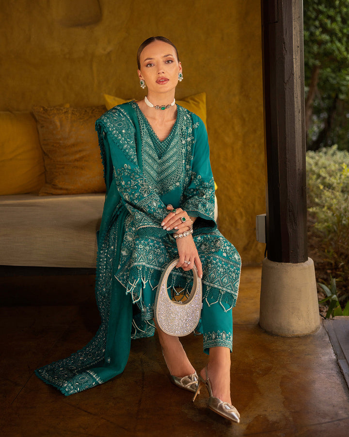 Zinnia Embroidered  Lawn