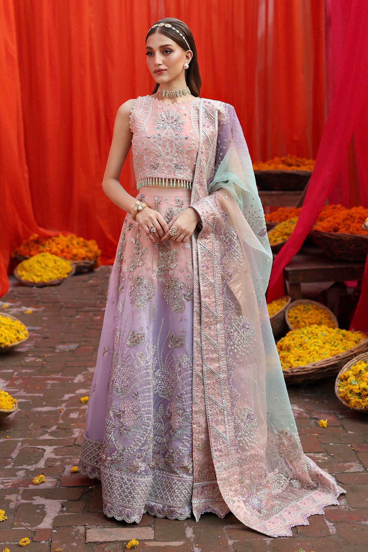 Jhoomro Unstitched Luxury Ensemble