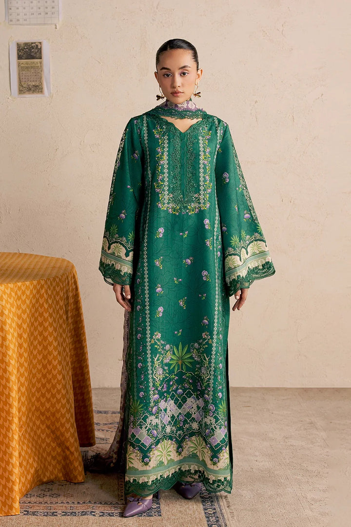 Fresh Green Embroidered 3PC