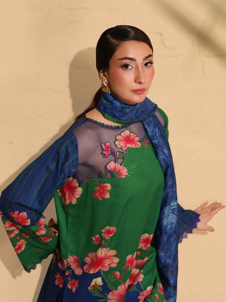 signora  Printed Embroidered Lawn