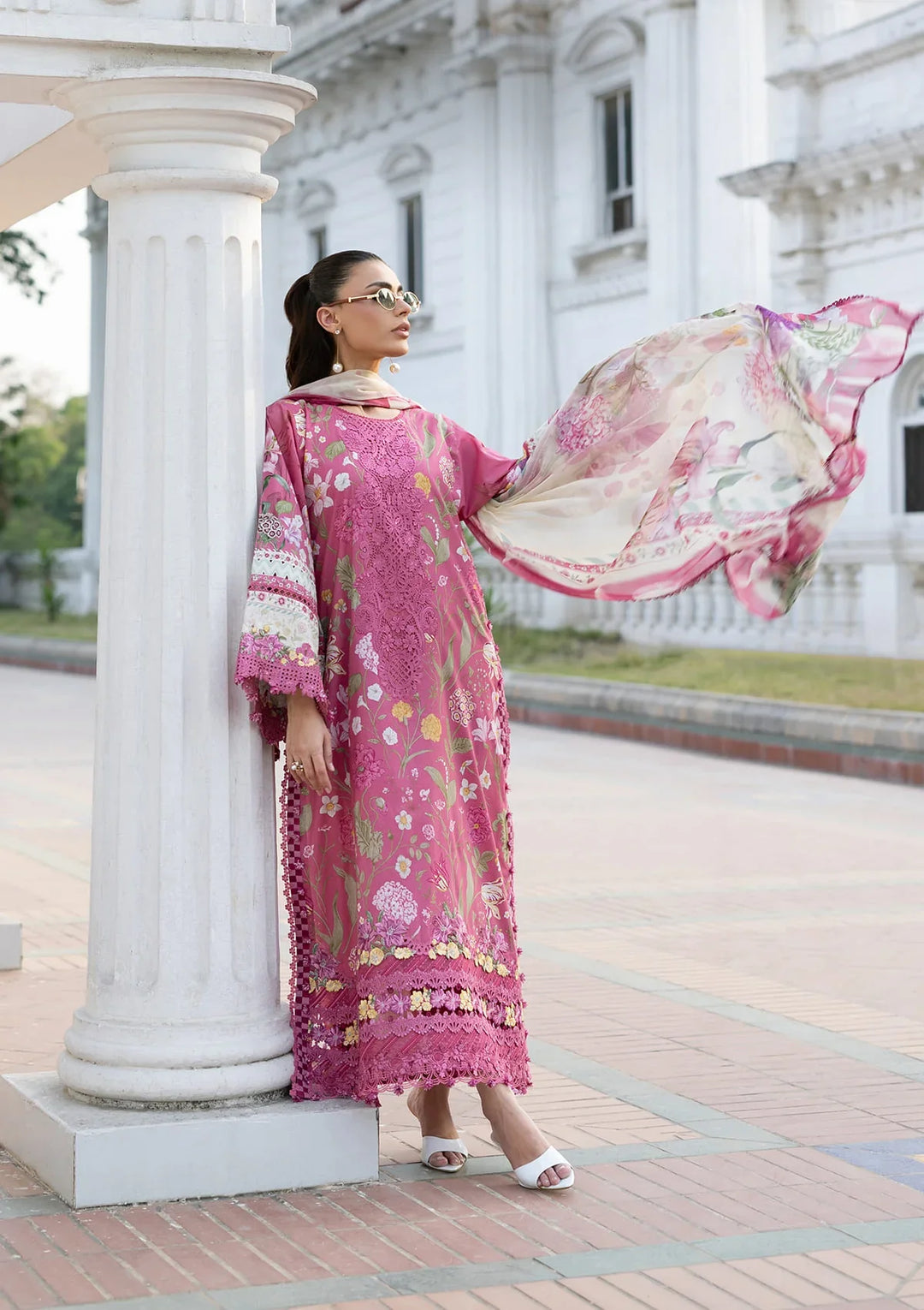Signature Embroidered Lawn with Chiffon Collection Vol II &