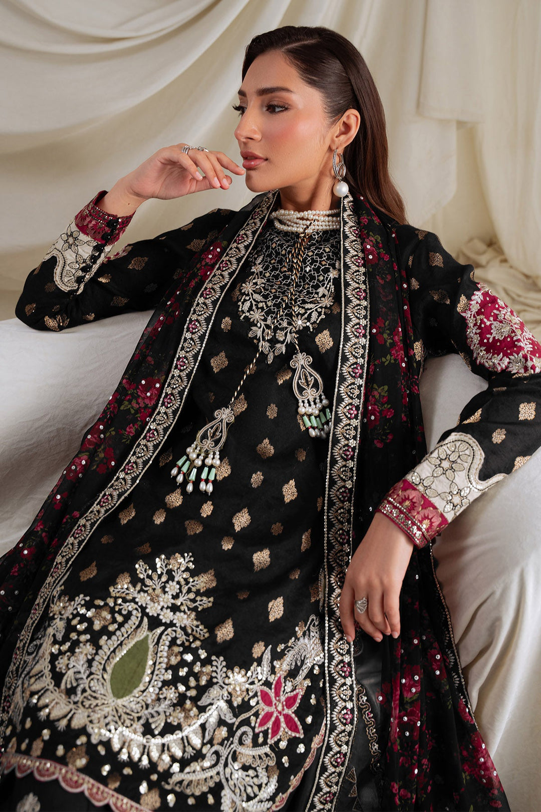 Omara Chiffon Unstitched