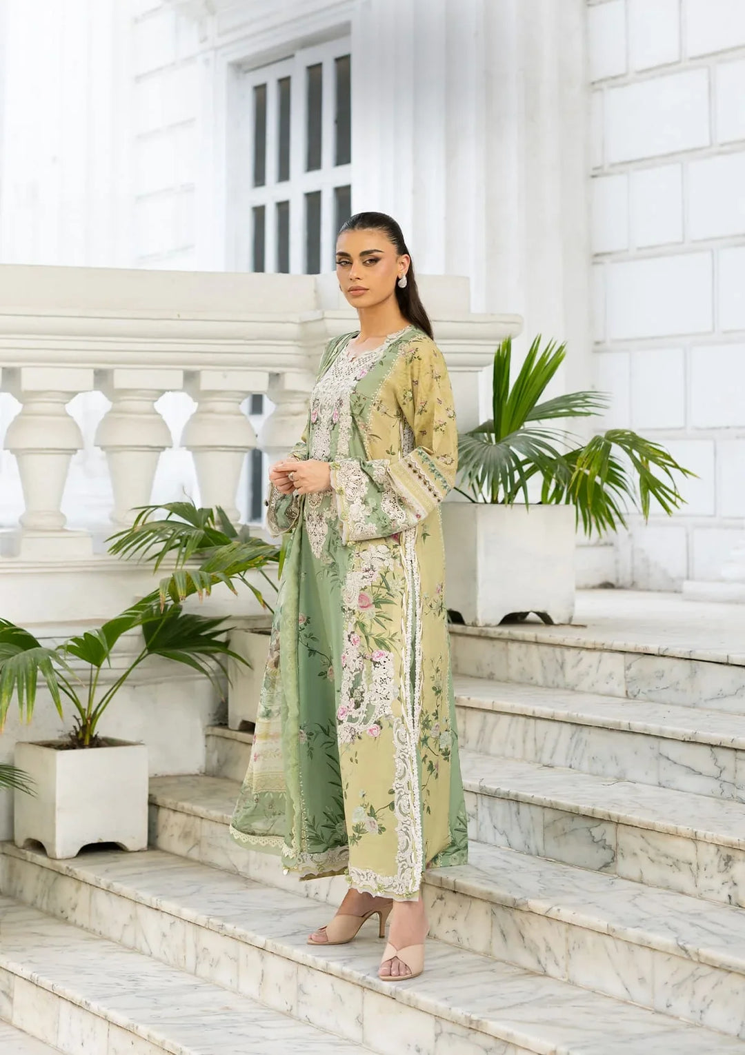 Signature Embroidered Lawn with Chiffon Collection Vol II &