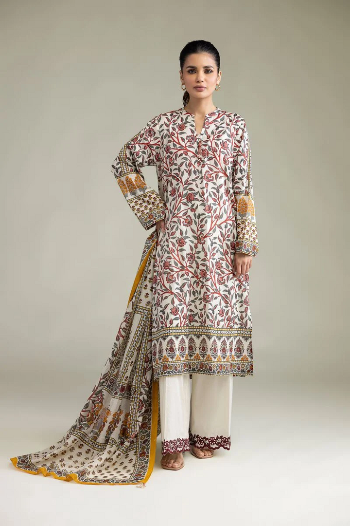 Embroidered | Lawn Fabrics 3 Piece