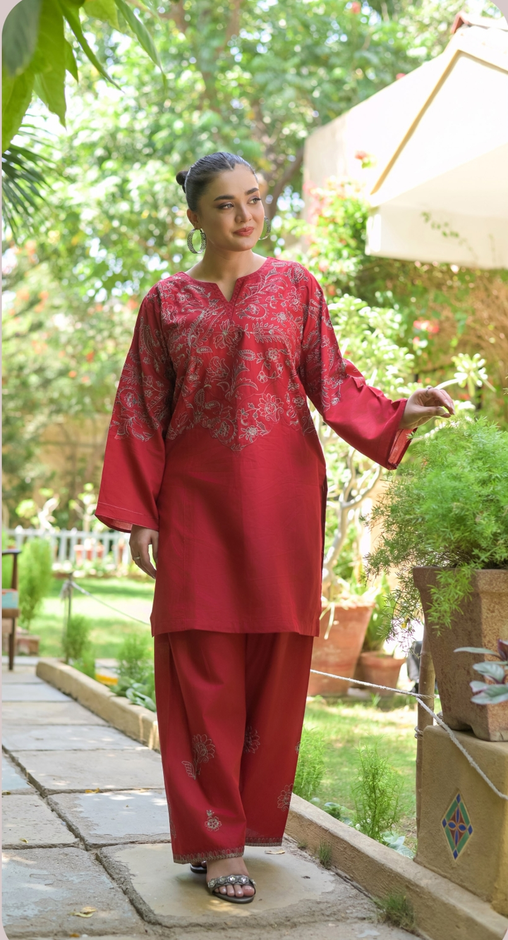 Aina EMBROIDERED LAWN CO-ORD SET EDIT