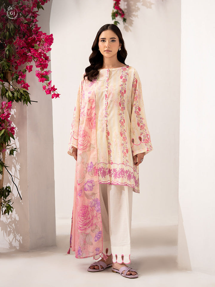 NAAZ E GUL Printed Lawn Unstitched 3 pc