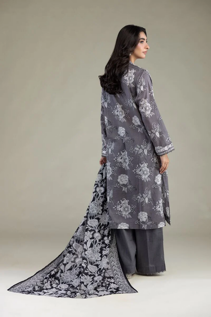 Embroidered | Cambric Cambric 3-Piece Tailored