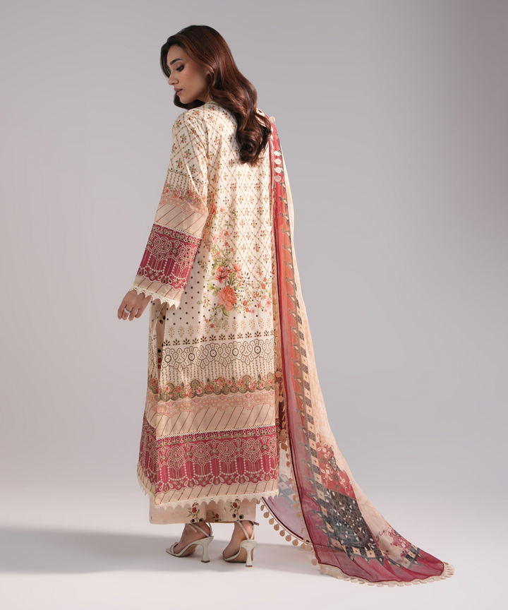 3 Piece - Embroidered Lawn Suit