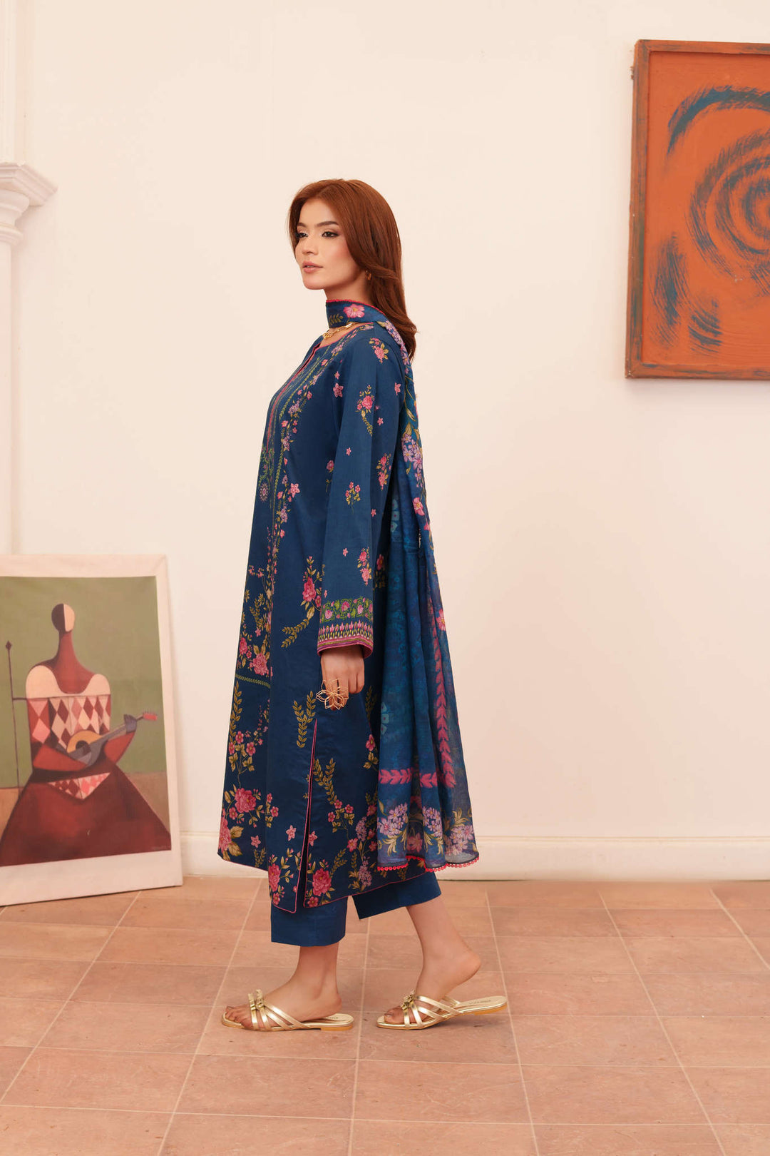 Printed Lawn Unstitched 3 pc