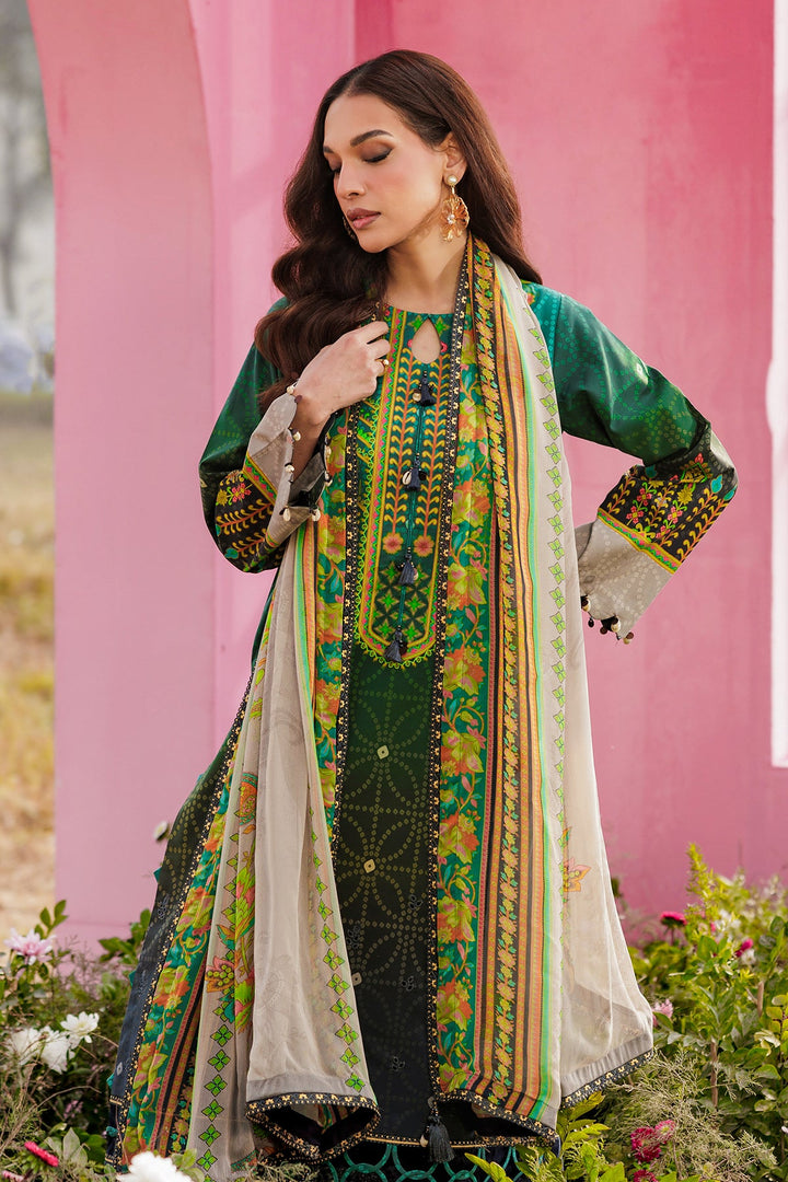 3-PC Unstitched Embroidered Lawn Collection