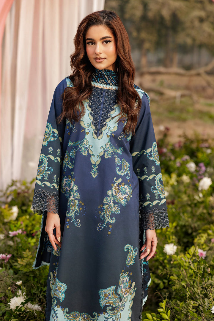 3-PC Unstitched Embroidered Lawn Collection