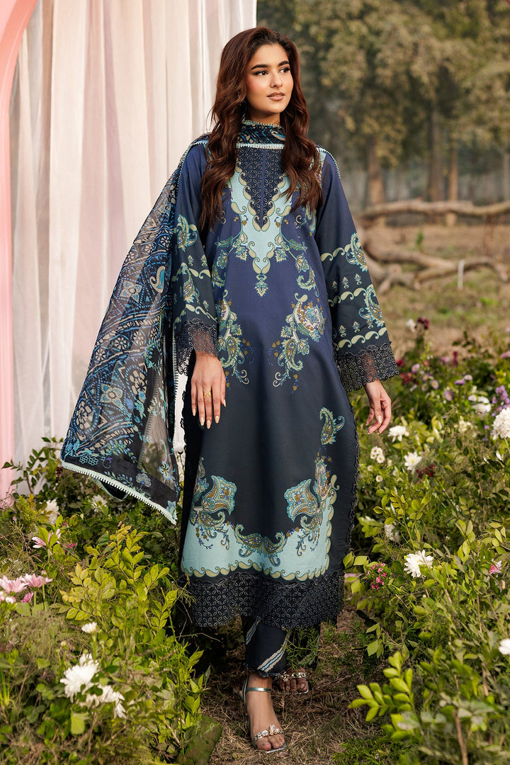 3-PC Unstitched Embroidered Lawn Collection