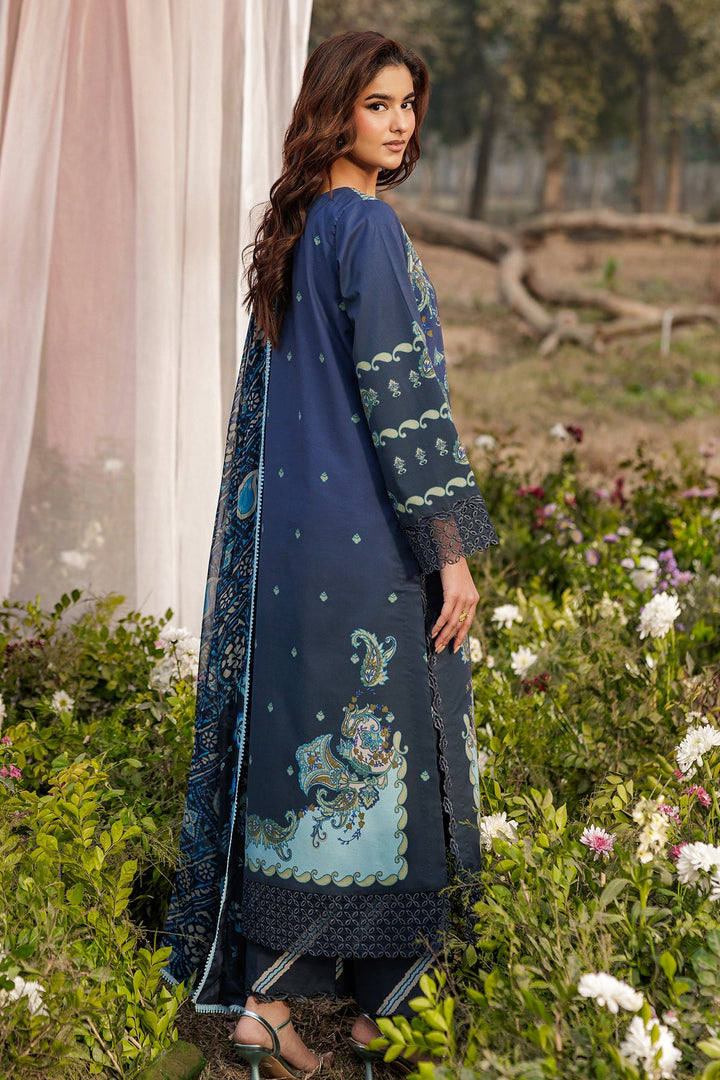 3-PC Unstitched Embroidered Lawn Collection
