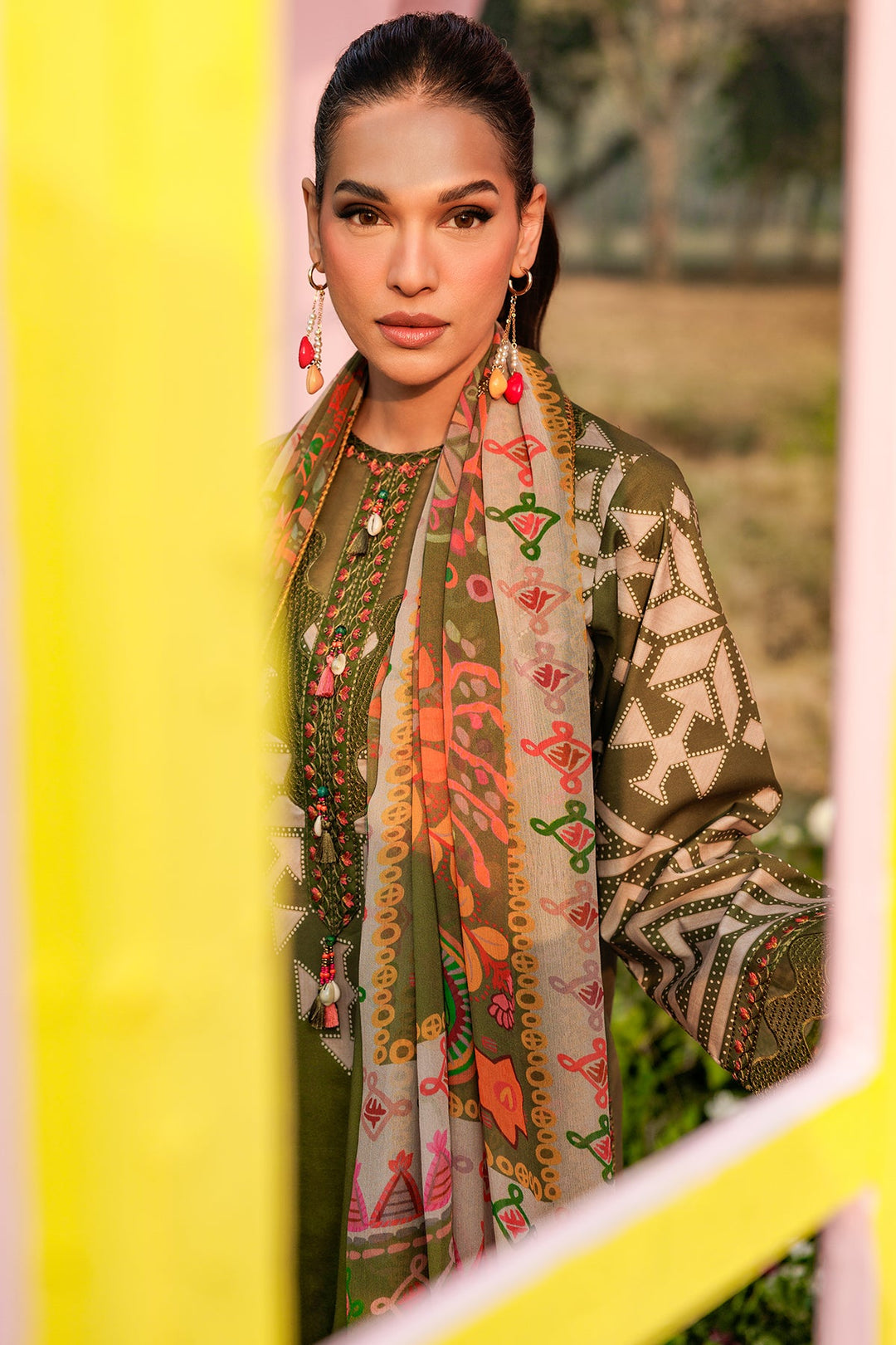 3-PC Unstitched Embroidered Lawn Collection