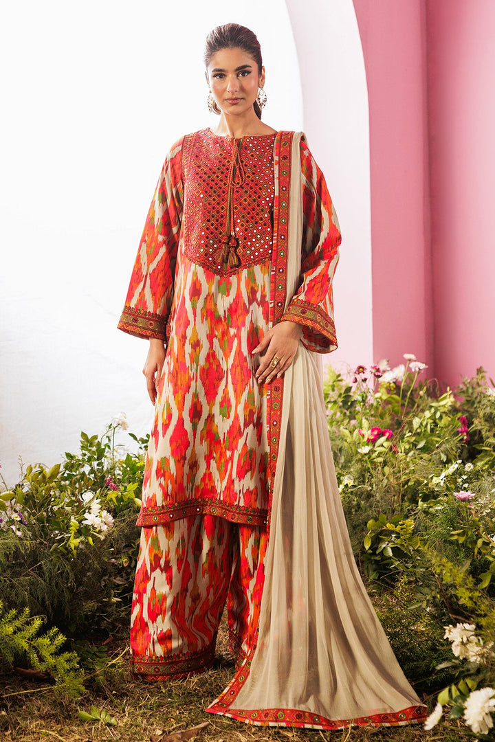 3-PC Unstitched Embroidered Lawn Collection