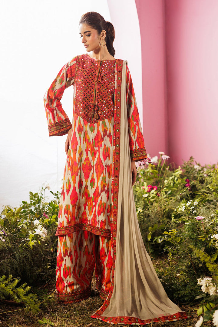 3-PC Unstitched Embroidered Lawn Collection