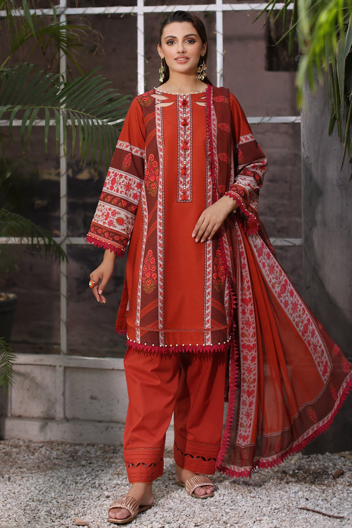 3-PC Unstitched Printed Lawn Collection