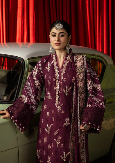Karandi with Embroidered Chiffon