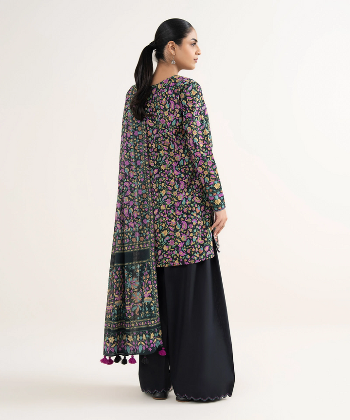 3 PIECE - EMBROIDERED LAWN SUIT