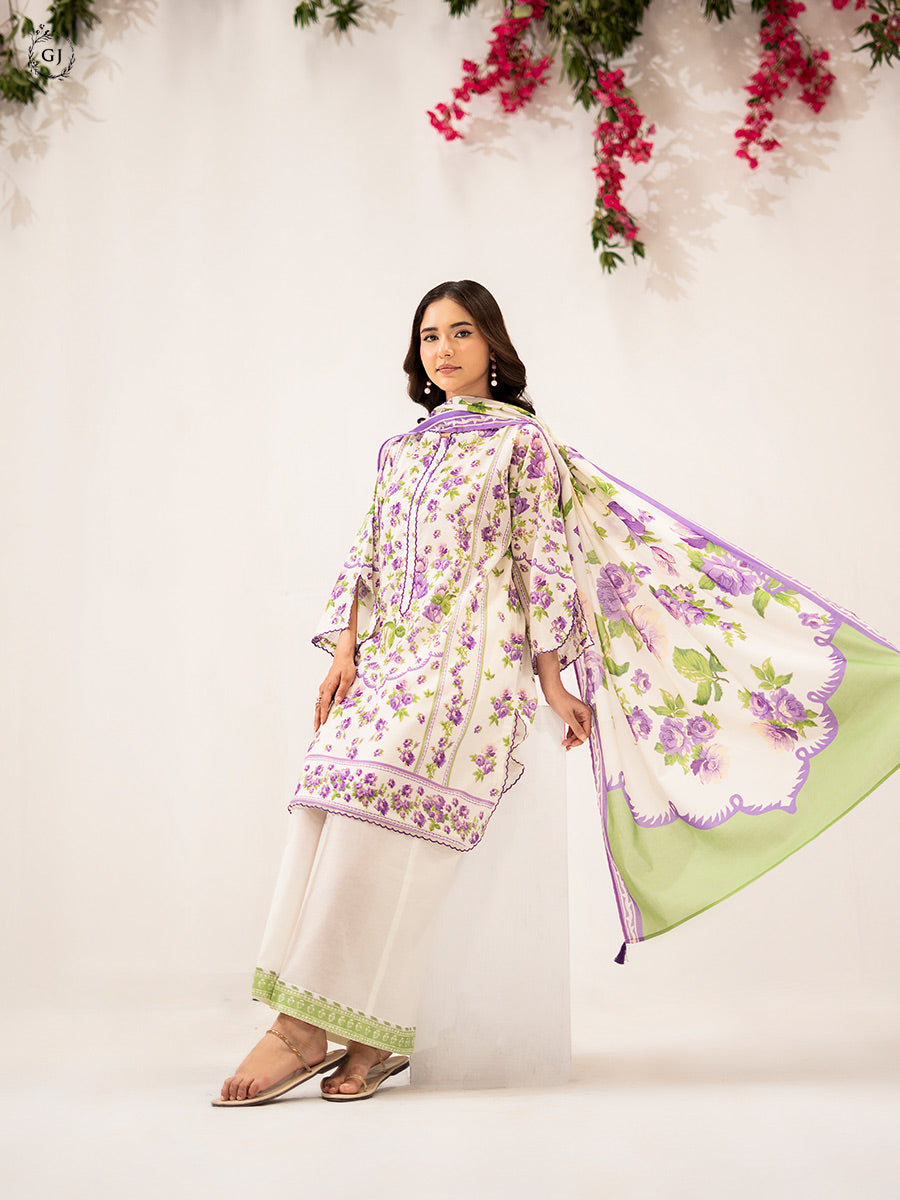 NAAZ E GUL Printed Lawn Unstitched 3 pc