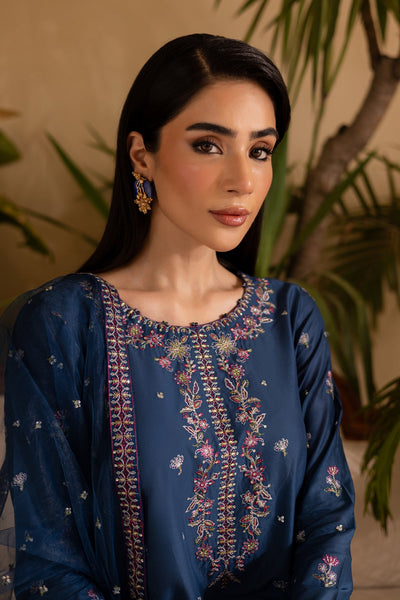 Perk 3Pc - Embroidered Solid Dress