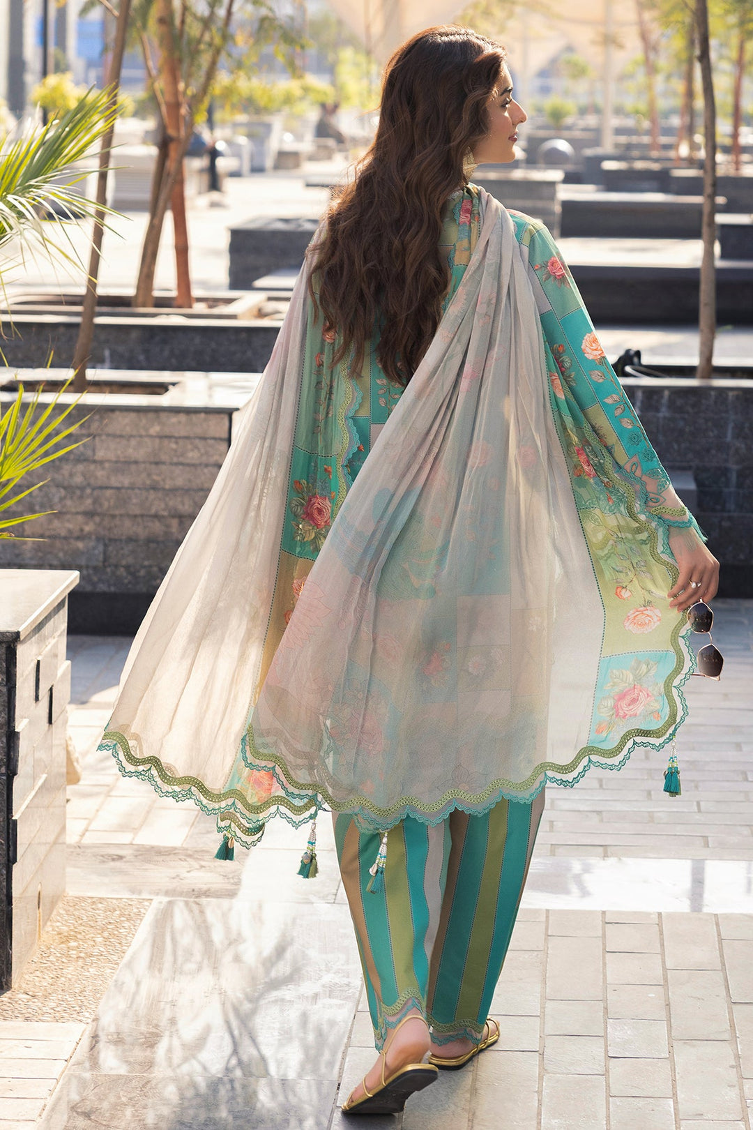 3-PC Unstitched Embroidered Lawn Collection