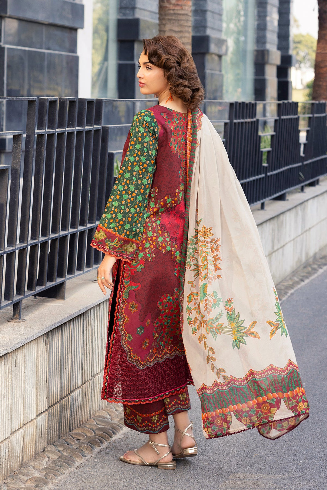 3-PC Unstitched Embroidered Lawn Collection
