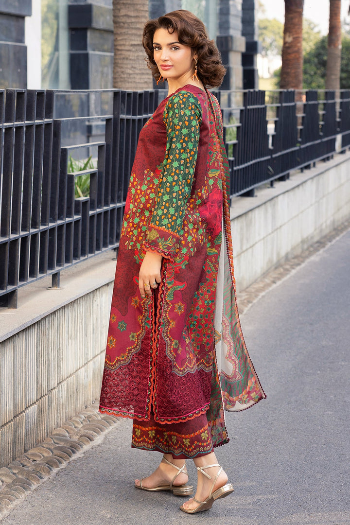3-PC Unstitched Embroidered Lawn Collection