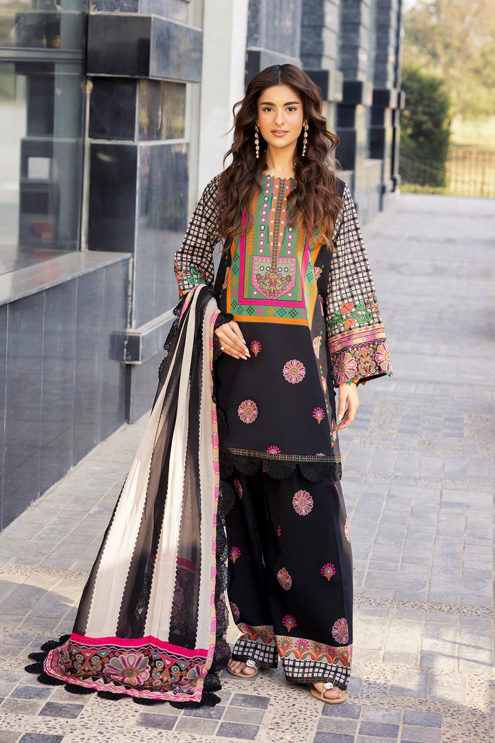 3-PC Unstitched Embroidered Lawn Collection