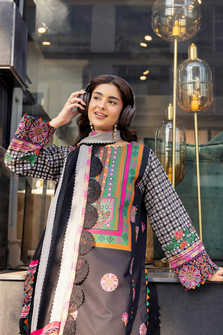 3-PC Unstitched Embroidered Lawn Collection