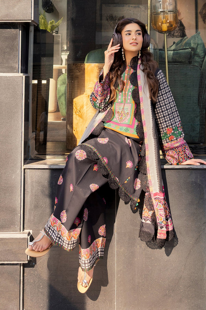 3-PC Unstitched Embroidered Lawn Collection
