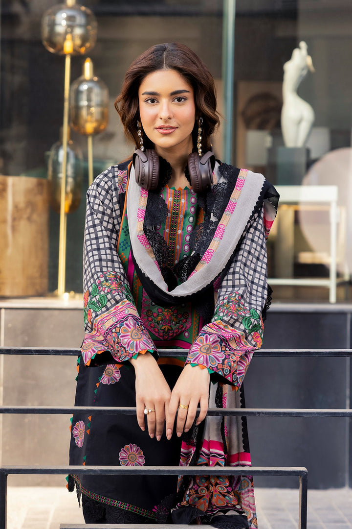 3-PC Unstitched Embroidered Lawn Collection