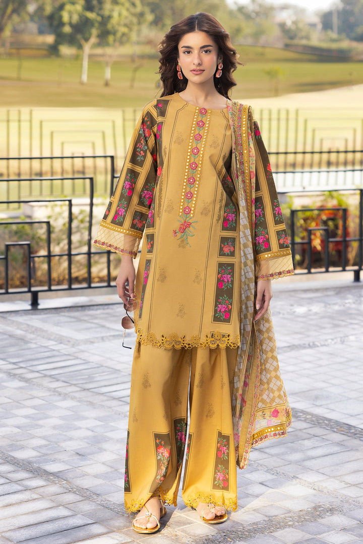3-PC Unstitched Embroidered Lawn Collection