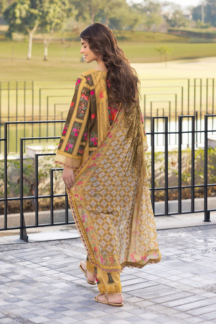 3-PC Unstitched Embroidered Lawn Collection
