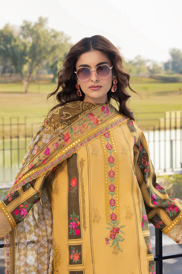 3-PC Unstitched Embroidered Lawn Collection