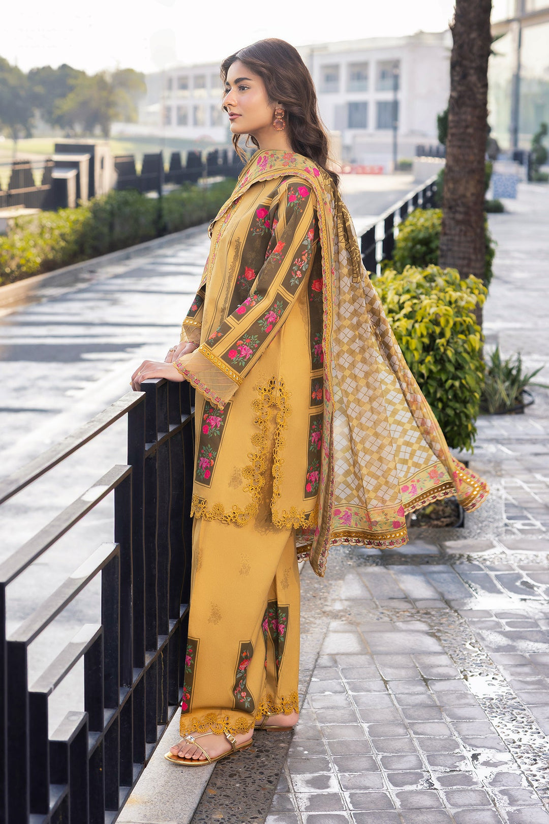 3-PC Unstitched Embroidered Lawn Collection