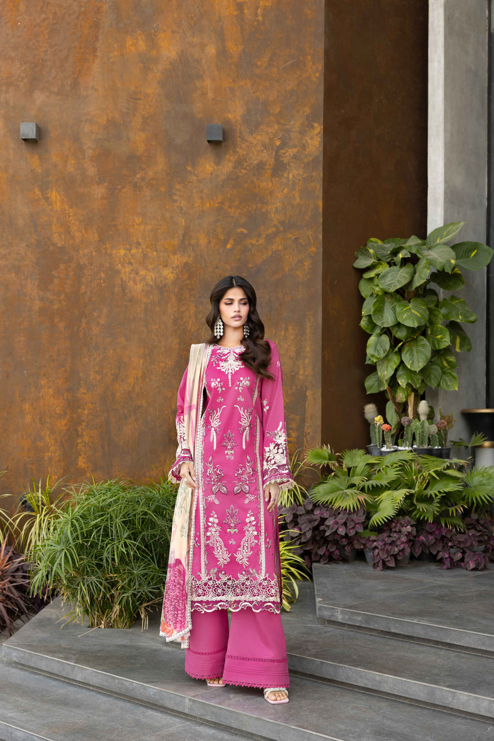 Embroidered 3-Piece Lawn Suit