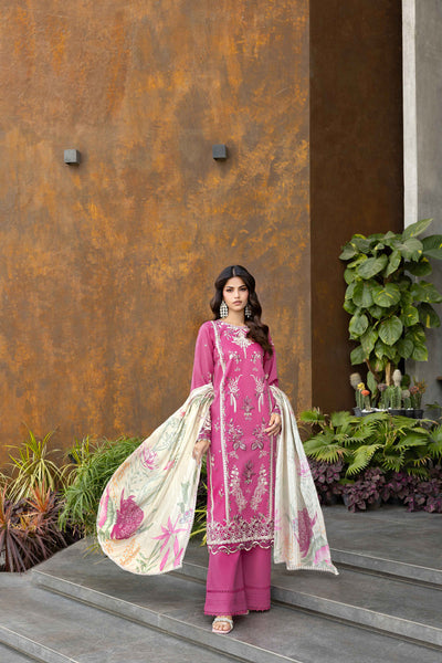 Embroidered 3-Piece Lawn Suit