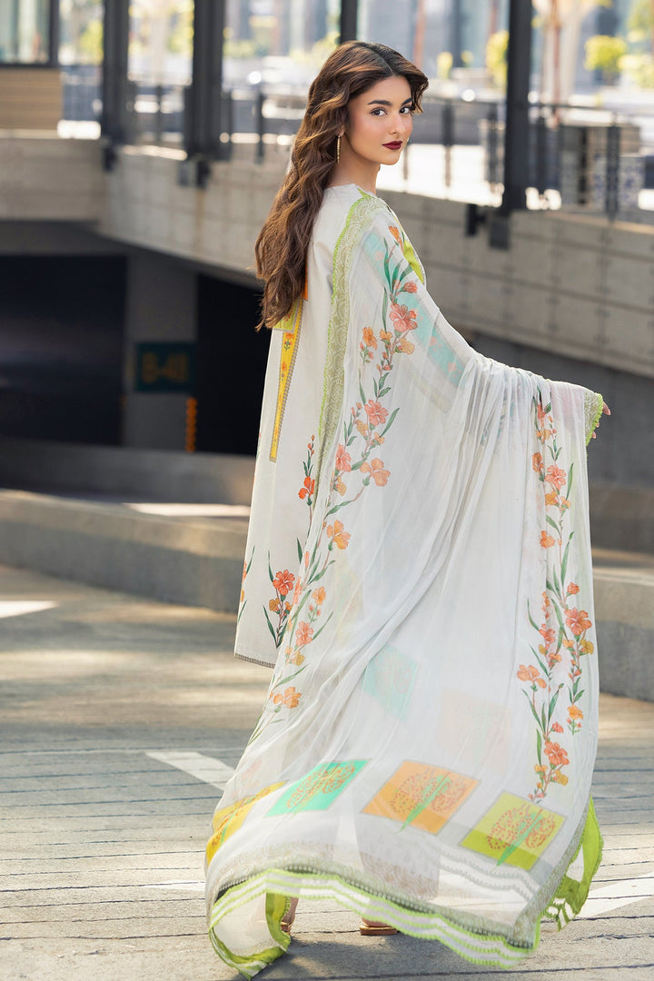 3-PC Unstitched Embroidered Lawn Collection