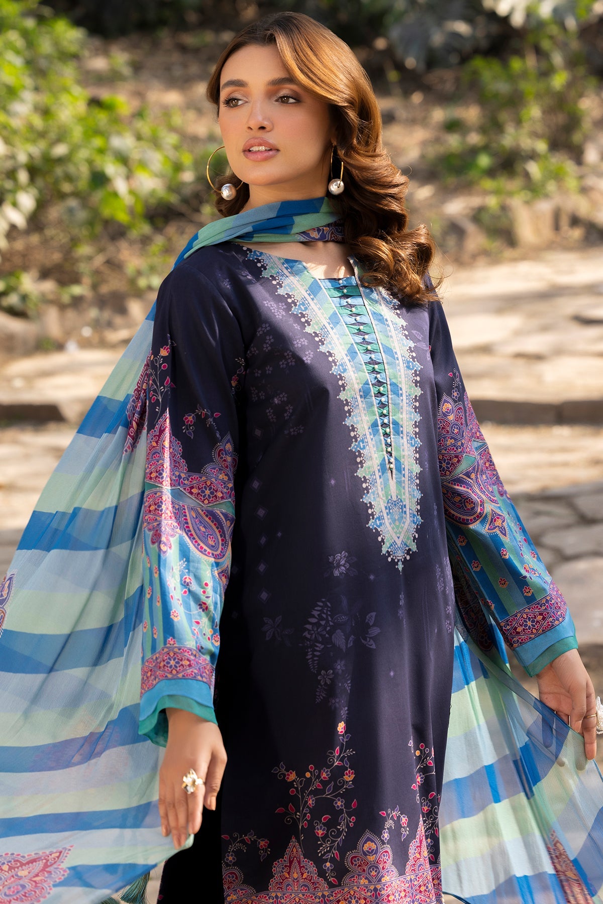 3-PC Unstitched Printed Lawn Collection
