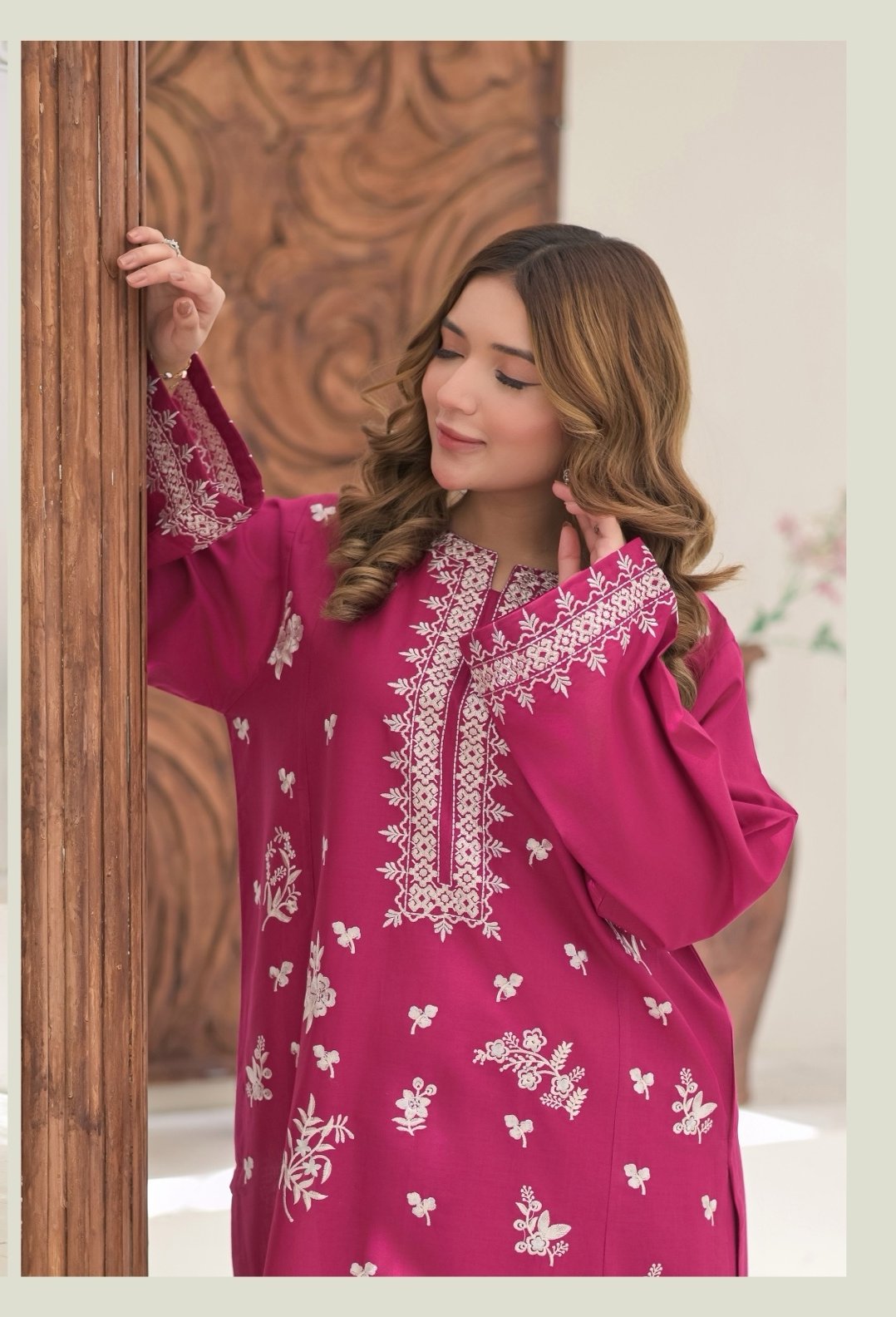 Eshal Cotton Embroidered 2Pc